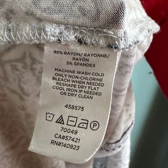 Loft Blue and White Patterned Fit and Flare Summer Sundress - Picture 6 of 6